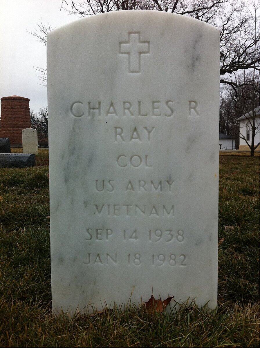 Grave of Charles R. Ray at Arlington National Cemetery