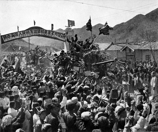 Chinese troops leaving Korea (1958) | Wikimedia Commons 