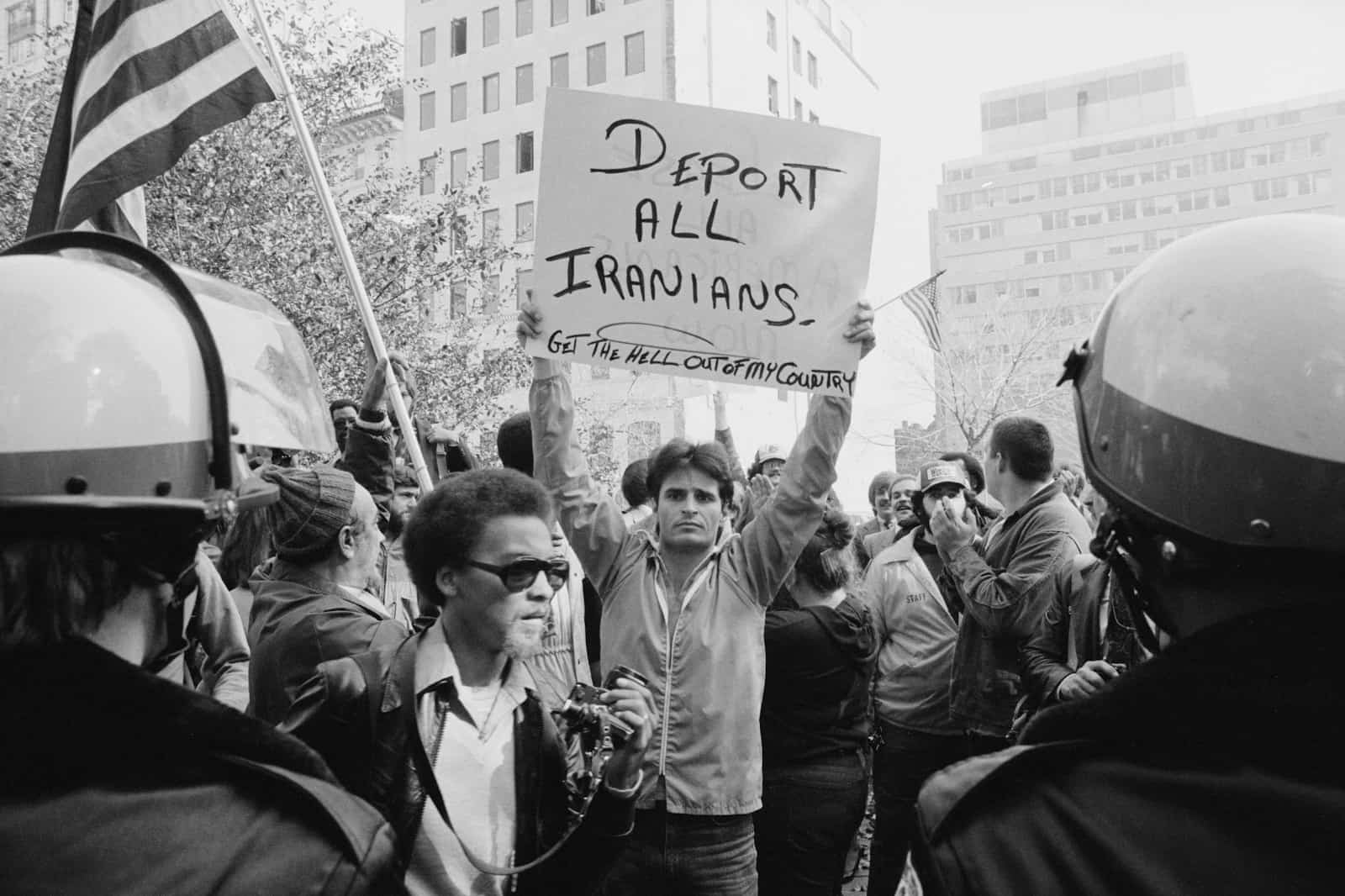 An anti-Iranian protest in Washington, D.C. (1979) | Marion S. Trikosko | Library of Congress