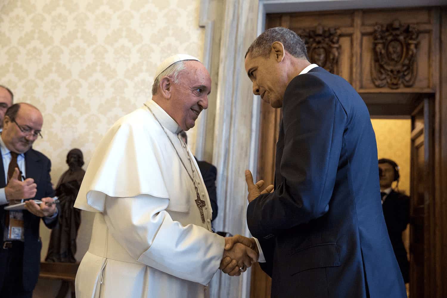 President Obama and Pope Francis at the Vatican | Official White House Photo | Obama White House Archives