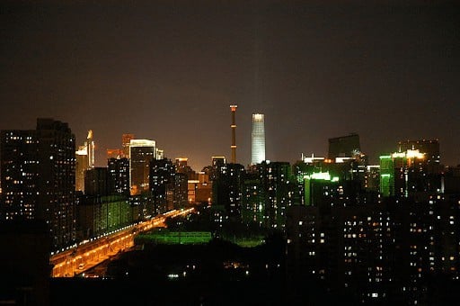 Beijing Skyline (2009) Scott Meltzer | Wikimedia Commons