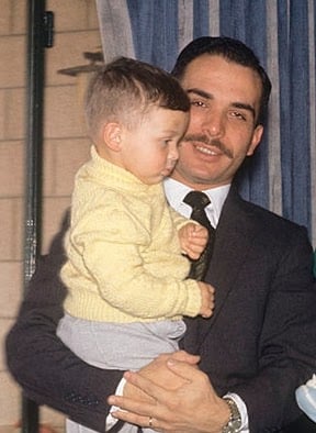 i.e. Prince Abdullah with his father King Hussein (1964) Angelo Cozzi (Mondadori Publisher) | Wikimedia Commons