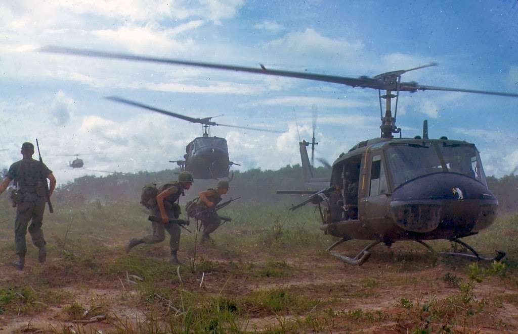 The Huey Helicopter, like those commanded by Ambassador Kenneth Quinn (1966). James K. F. Dung, SFC. National Archives and Records Administration