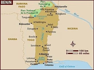 Map of Benin (April 2008) (Denise Miller) | Flickr