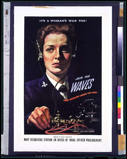 It’s A Woman’s War Too! Poster, 1942 | Library of Congress