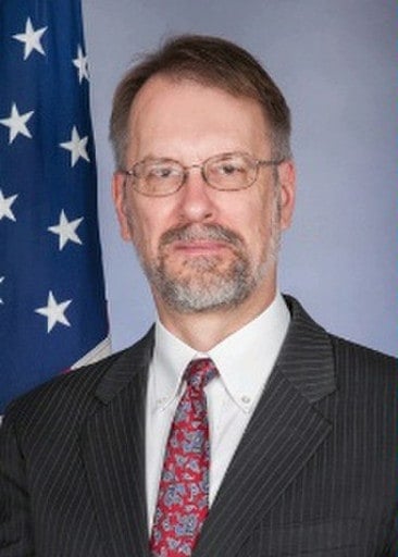 Ambassador Allan Mustard in 2014 | Wikimedia