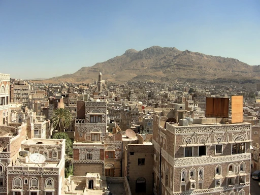 Sana’a, the capital of Yemen, 2007