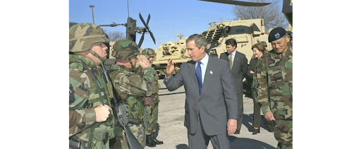 President George W. Bush Greets Troops (2003), Eric Draper | National Archives and Records Administration