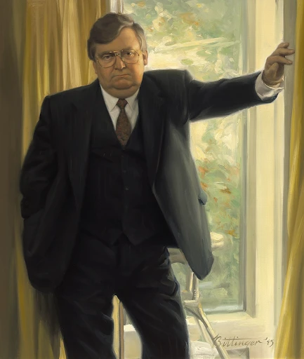 Lawrence Eagleburger Official Oil Portrait by Ned Bittinger (1995) | Wikimedia Commons 