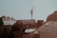 The smoke from the crematorium at Hadamar Hospital. RomkeHoekstra