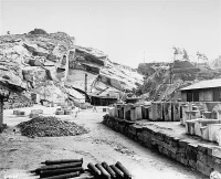 Quarry at Flossenbürg concentration camp, 5 May 1945. U.S. Army photographer