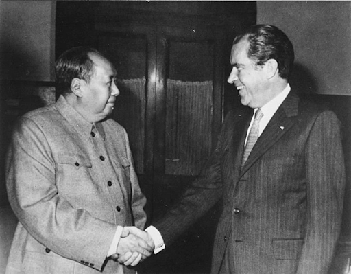 President Richard Nixon and Mao Zedong (1972) | Wikimedia Commons