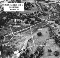 Medium range ballistic missile launch site at San Cristobal in Cuba, on 1 November 1962 during the Cuban missile crisis. NARA