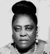 Fannie Lou Hamer headshot from political poster. Mississippi Department of Archives and History