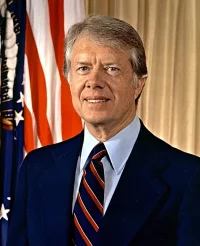 Jimmy Carter's presidential portrait. Department of Defense