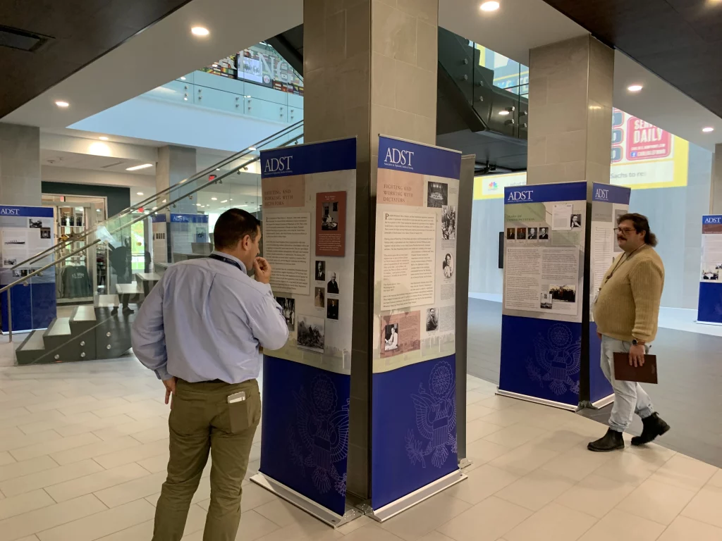 ADST displayed the mobile exhibit at the U.S. Army War College in Carlisle, Pennsylvania, from October 16 to October 28, 2024. Photo by Tom Selinger.