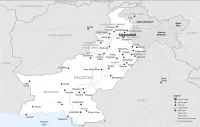 Map of Pakistan. JRC (ECHO, EC)