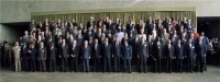 Group photo of world leaders meeting at the 'Earth Summit' in Rio de Janeiro, Brazil, 13 June 1992. UN Photo/Michos Tzovaras