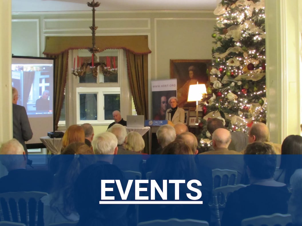 Charles Stuart Kennedy and Susan Rockwell Johnson at ADST's 35th Anniversary Celebration held at DACOR Bacon House.