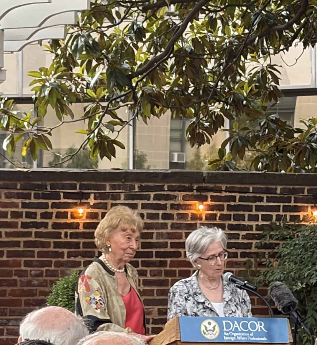 Margery Thompson and ADST President Susan Johnson